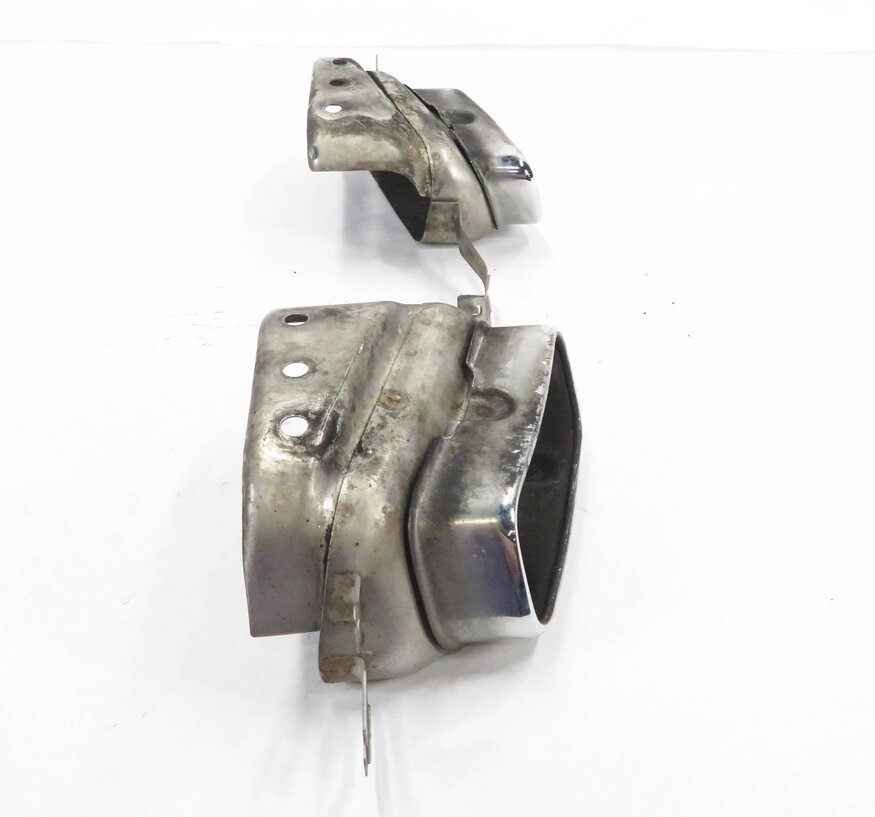 Thumbnail 3: 2011 BMW ACTIVE HYBRID 7 (F04) MUFFLER PIPE TRIM EXHAUST TIP SET-2