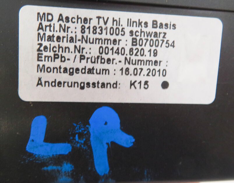 Thumbnail 6: 2011 BMW ACTIVE HYBRID 7 (F04) LEFT REAR POWER WINDOW SWITCH w/ ASH TRAY (BLACK)