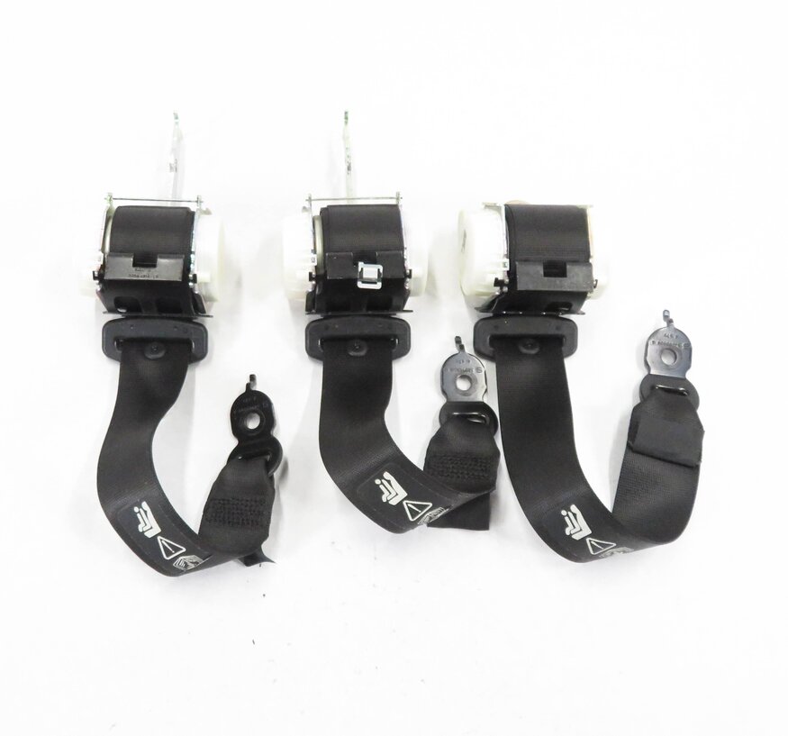 Thumbnail 2: 2011 BMW ACTIVE HYBRID 7 (F04) REAR SEATBELT BUCKLE RETRACTOR SET-3 (BLACK)