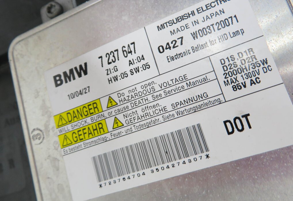 Thumbnail 8: 09-12 BMW 740i 750i 760i B7 (F01) RIGHT PASSENGER ADAPTIVE XENON HEADLIGHT LAMP