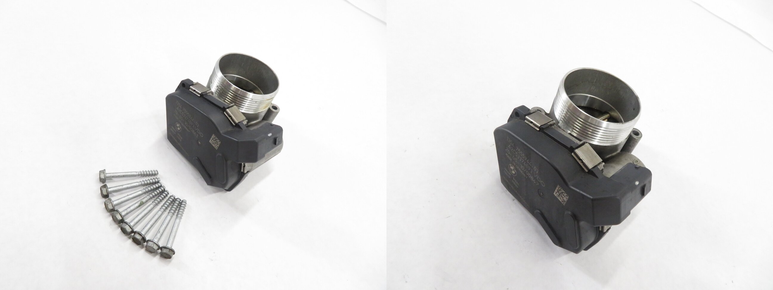08-18 BMW 550i 650i 750i B6 B7 M5 M6 X5 X6 4.4L TWIN TURBO THROTTLE BODY SET-2