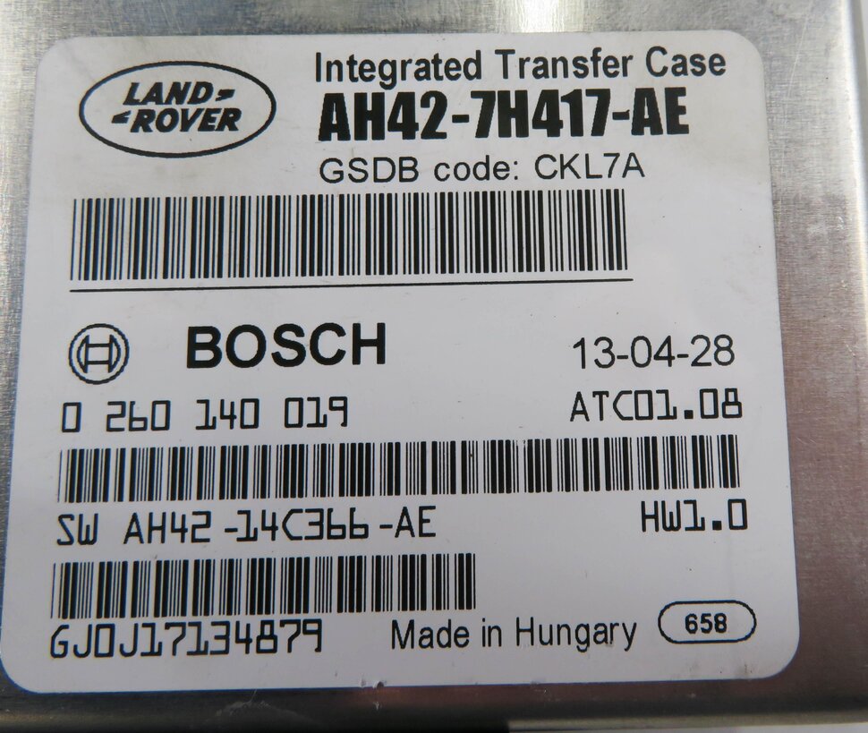Thumbnail 6: 2010-2013 RANGE ROVER / SPORT LR4 (L320 L322) TRANSFER CASE SHIFT CONTROL MODULE