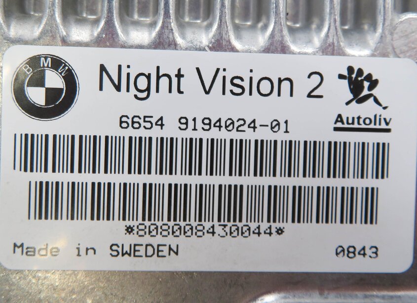 Thumbnail 6: 2009-2011 BMW 528i 535i 550i 740i 750i 760i (F01 F10) NIGHT VISION CAMERA MODULE