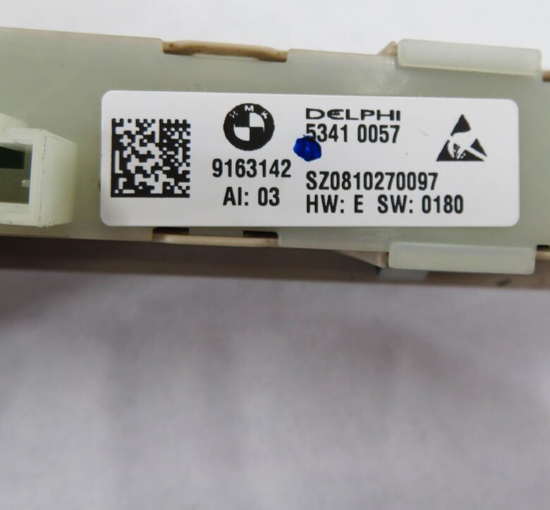 Thumbnail 5: 2009 BMW 750i (F01) LEFT REAR HEATED COMFORT SEAT MEMORY SWITCH (OYSTER BEIGE)