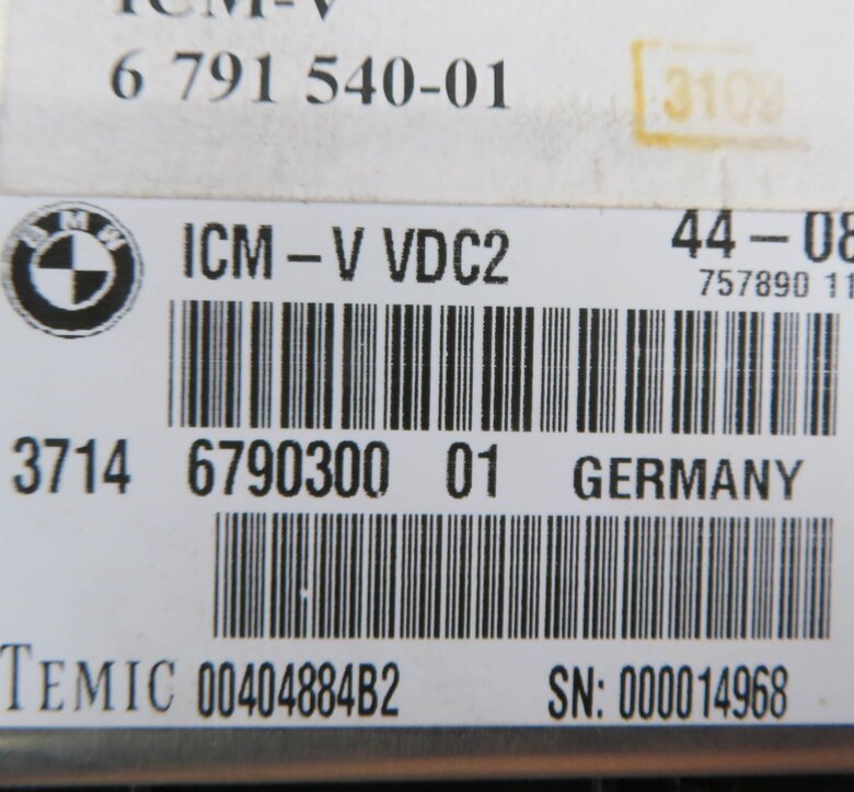 Thumbnail 6: 2010-2015 BMW 528i 535i 550i 740i 750i (F01 F10) VDC SUSPENSION CONTROL MODULE