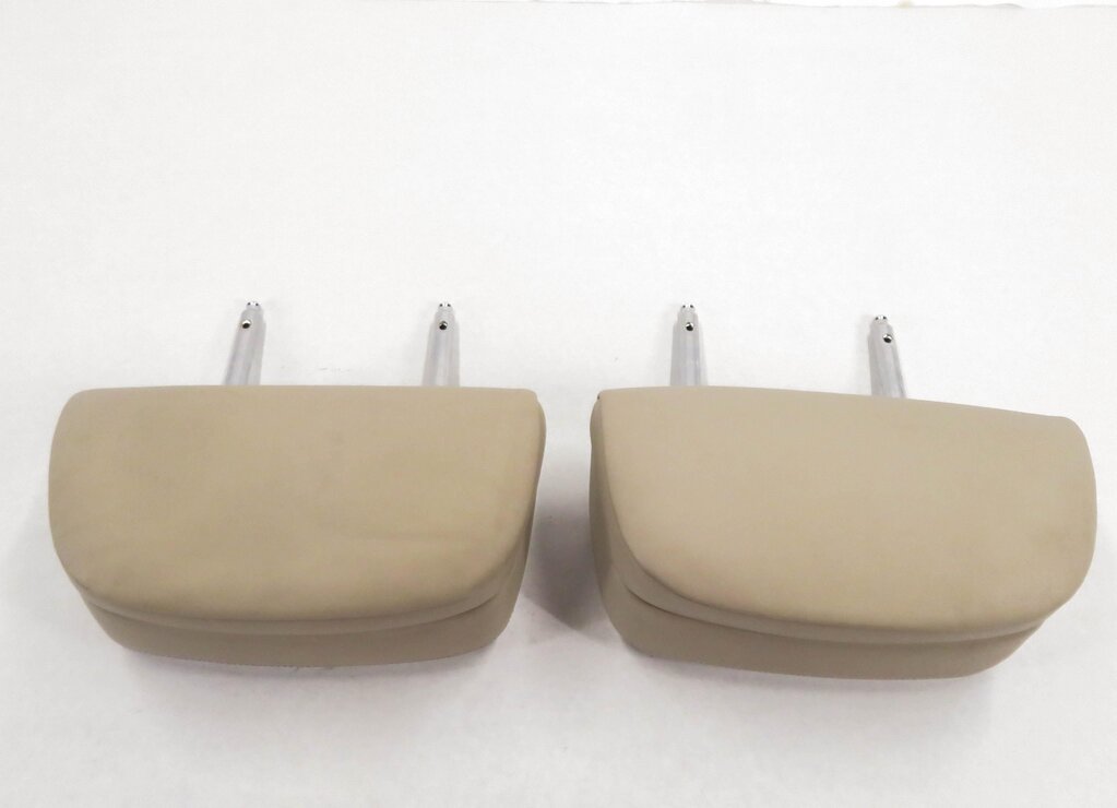 Thumbnail 4: 2009 BMW 750i (F01) REAR ACTIVE HEADREST HEAD REST SET-2 (OYSTER NAPPA LEATHER)
