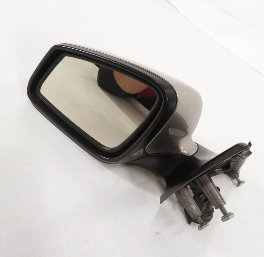 09-12 BMW 740i 750i 760i (F01) LEFT P-FOLD AUTODIM MIRROR w/ BLIND SPOT (SILVER)