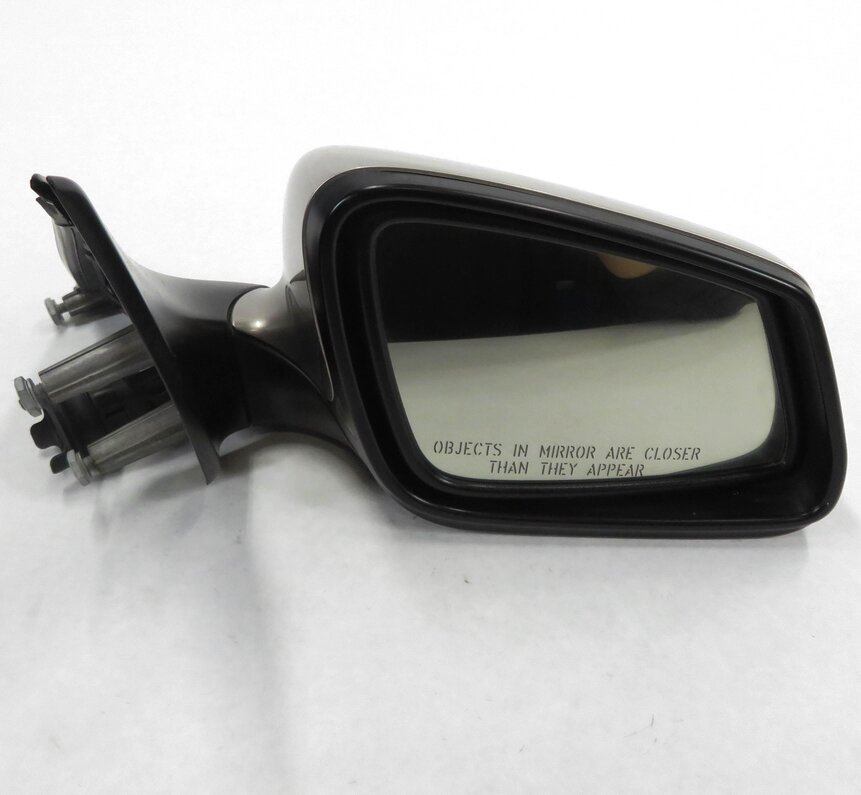 Thumbnail 2: 09-12 BMW 740i 750i 760i (F01) RIGHT P-FOLD AUTODIM MIRROR BLIND SPOT (SILVER)