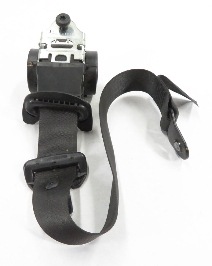 Thumbnail 5: 2006 LAND ROVER LR3 RIGHT REAR 2nd SECOND ROW SEATBELT BUCKLE RETRACTOR (BLACK)