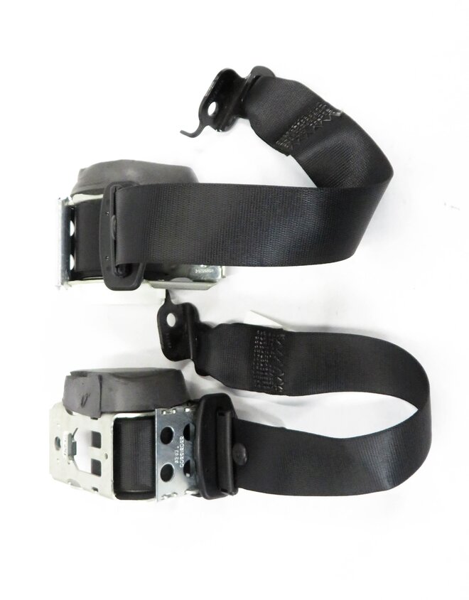 Thumbnail 5: 2013 BMW X3 (F25) REAR 2nd SECOND ROW SEATBELT BUCKLE RETRACTOR SET-2 (BLACK)