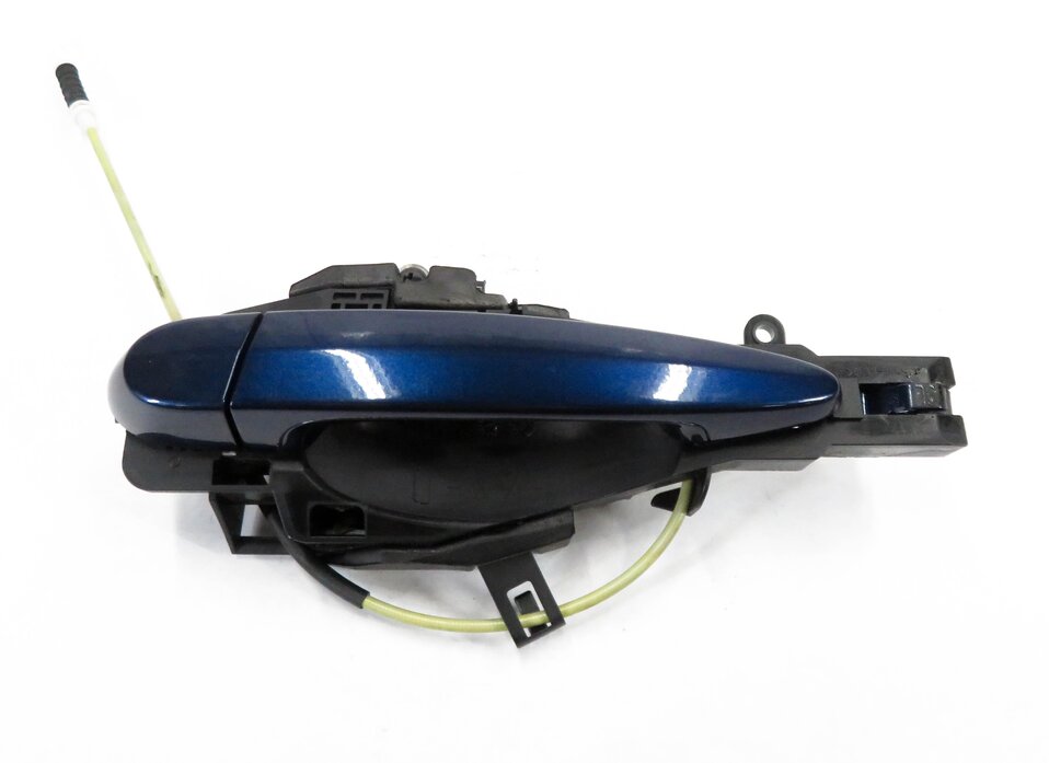 Thumbnail 2: 08-14 BMW X3 X5 X5M X6 X6M (E70 E71 F25) LEFT SIDE REAR DOOR HANDLE (BLUE A76)