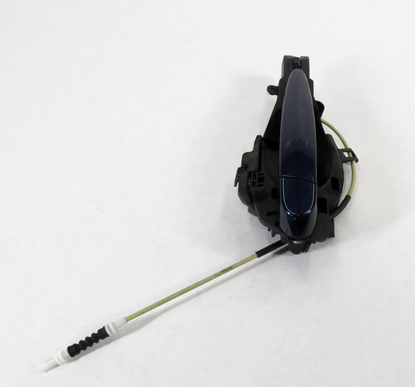 Thumbnail 3: 08-14 BMW X3 X5 X5M X6 X6M (E70 E71 F25) LEFT SIDE REAR DOOR HANDLE (BLUE A76)