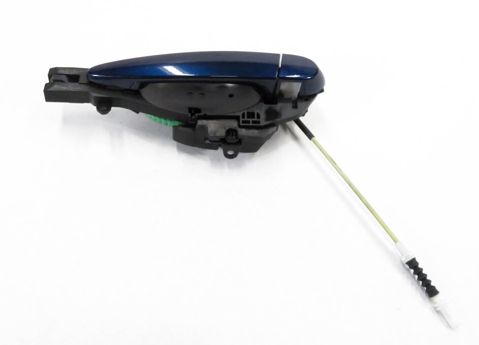 Thumbnail 4: 08-14 BMW X3 X5 X5M X6 X6M (E70 E71 F25) LEFT SIDE REAR DOOR HANDLE (BLUE A76)