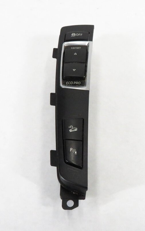 Thumbnail 2: 2013 BMW X3 (F25) FRONT CONSOLE SHIFTER TRIM ECO HILL DESCENT PDC SWITCH PANEL