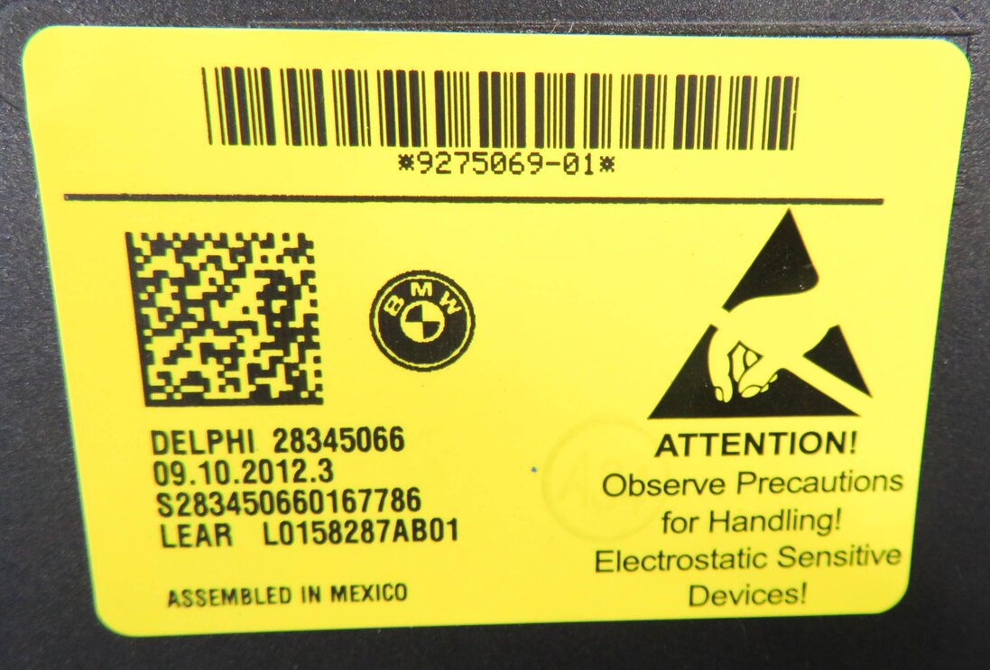 Thumbnail 6: 2013 BMW X3 (F25) LEFT FRONT DRIVER POWER MEMORY SEAT ADJUSTMENT SWITCH