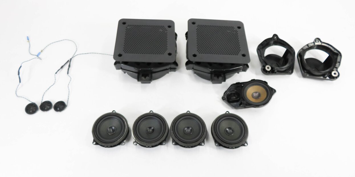 Thumbnail 2: 2013 BMW X3 (F25) RADIO STEREO MEDIA AUDIO SUB SUBWOOFER TWEETER SPEAKER SET-10