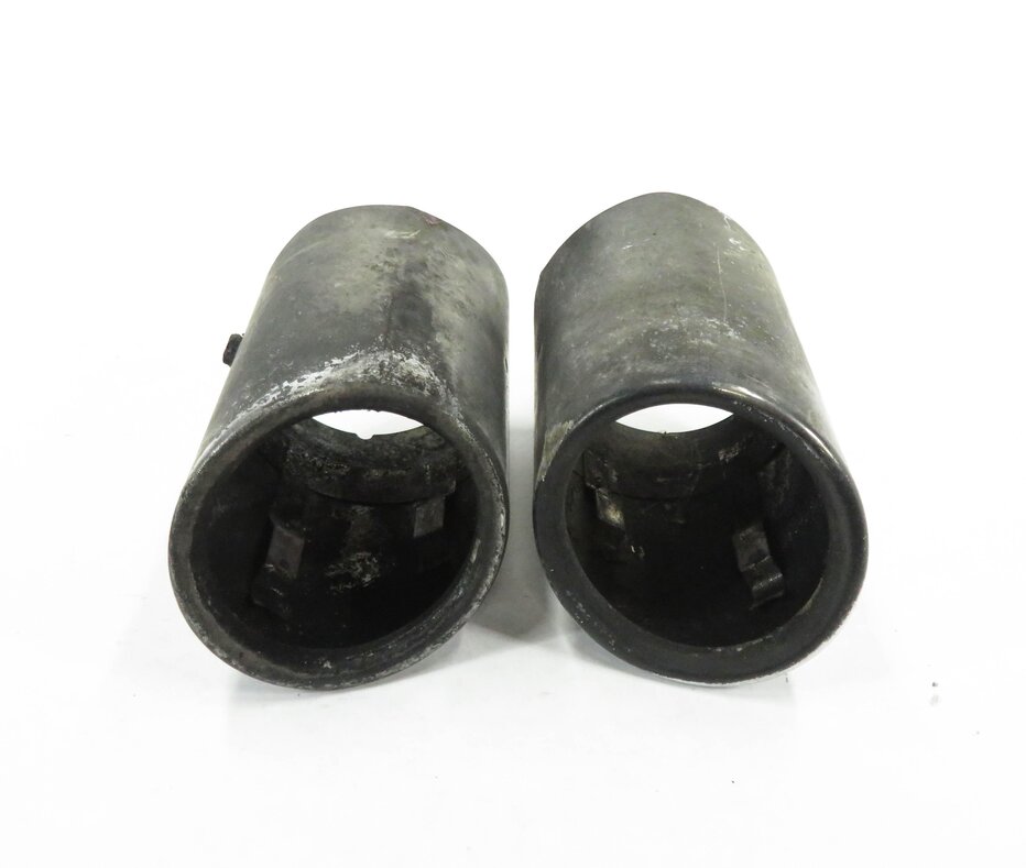 Thumbnail 2: 2012 BMW 528i (F10) LEFT & RIGHT MUFFLER PIPE TRIM EXHAUST TIP SET-2