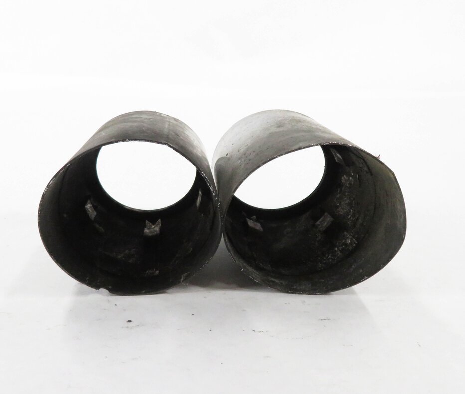 Thumbnail 4: 2012 BMW 528i (F10) LEFT & RIGHT MUFFLER PIPE TRIM EXHAUST TIP SET-2