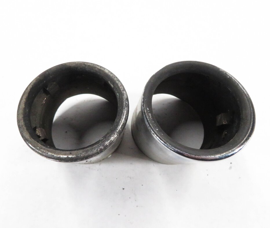 Thumbnail 5: 2012 BMW 528i (F10) LEFT & RIGHT MUFFLER PIPE TRIM EXHAUST TIP SET-2