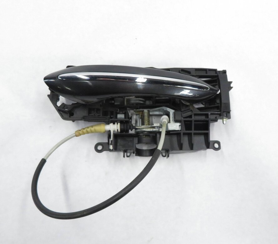 Thumbnail 4: 11-16 BMW 528i 535i 550i M5 (F10) RIGHT FRONT DOOR HANDLE w/ LIGHT (GRAY B90)