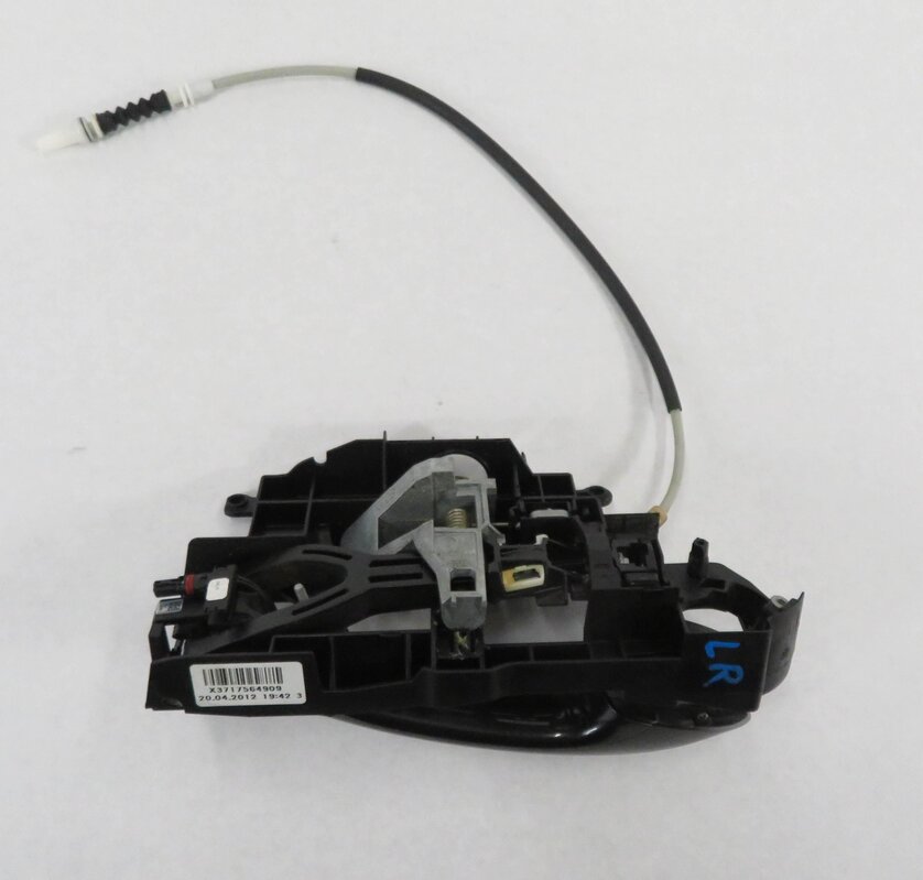 Thumbnail 5: 2011-2016 BMW 528i 535i 550i M5 (F10) LEFT REAR DOOR HANDLE w/ LIGHT (GRAY B90)