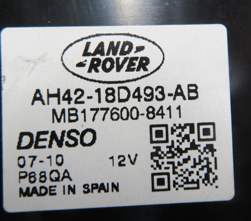 Thumbnail 6: 2011 RANGE ROVER (L322) AIR SUSPENSION COMPRESSOR CONTROL MODULE