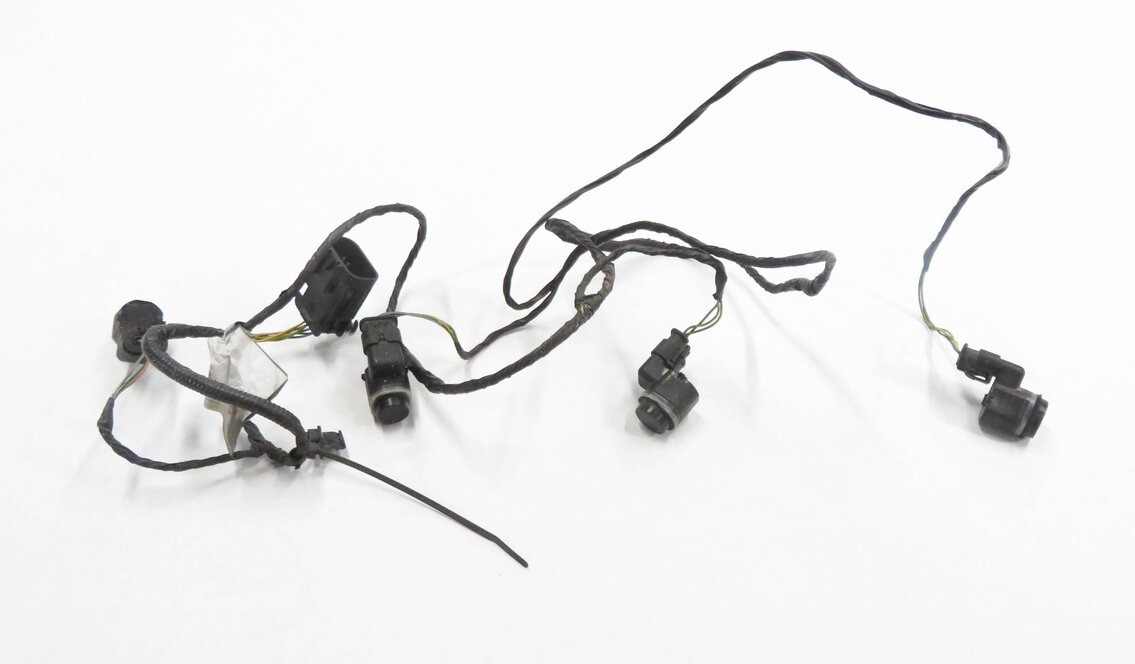 Thumbnail 2: 2011 RANGE ROVER (L322) REAR PDC PARK DISTANCE SENSOR SET-4 w/ HARNESS (BLACK)