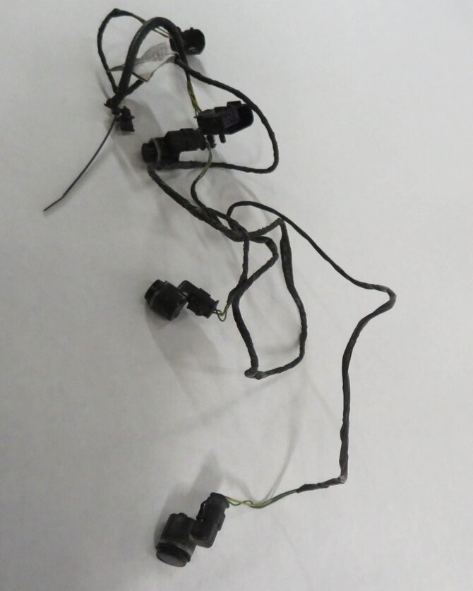 Thumbnail 3: 2011 RANGE ROVER (L322) REAR PDC PARK DISTANCE SENSOR SET-4 w/ HARNESS (BLACK)