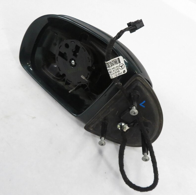 06-08 MB ML320 ML350 ML500 ML550 (W164) LEFT HEATED DOOR MIRROR HOUSING (GREEN)
