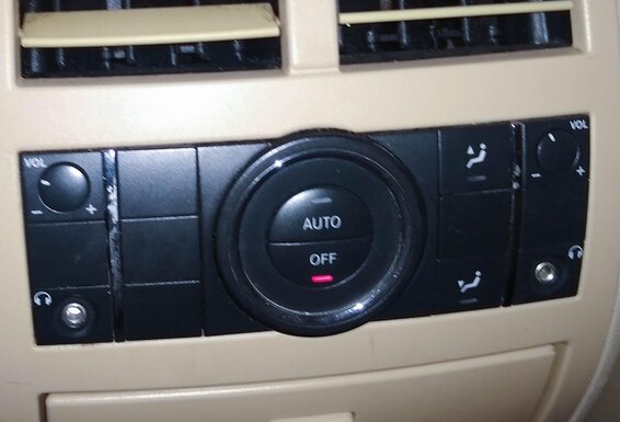 Thumbnail 2: 2008 MERCEDES ML320 (W164) REAR CENTER CONSOLE TEMPERATURE CLIMATE CONTROL PANEL