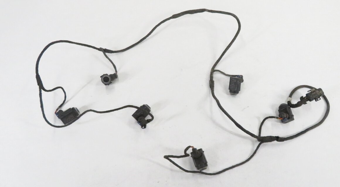 Thumbnail 2: 2009 MERCEDES BENZ GL550 (X164) FRONT PDC PARK SENSOR SET-4 w/ HARNESS (BLACK)