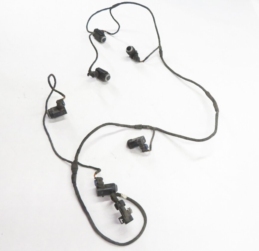 Thumbnail 3: 2009 MERCEDES BENZ GL550 (X164) FRONT PDC PARK SENSOR SET-4 w/ HARNESS (BLACK)
