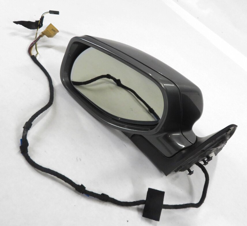 2008-2010 PORSCHE CAYENNE (957) LEFT P-FOLD HEATED AUTODIM MEMORY MIRROR (GRAY)