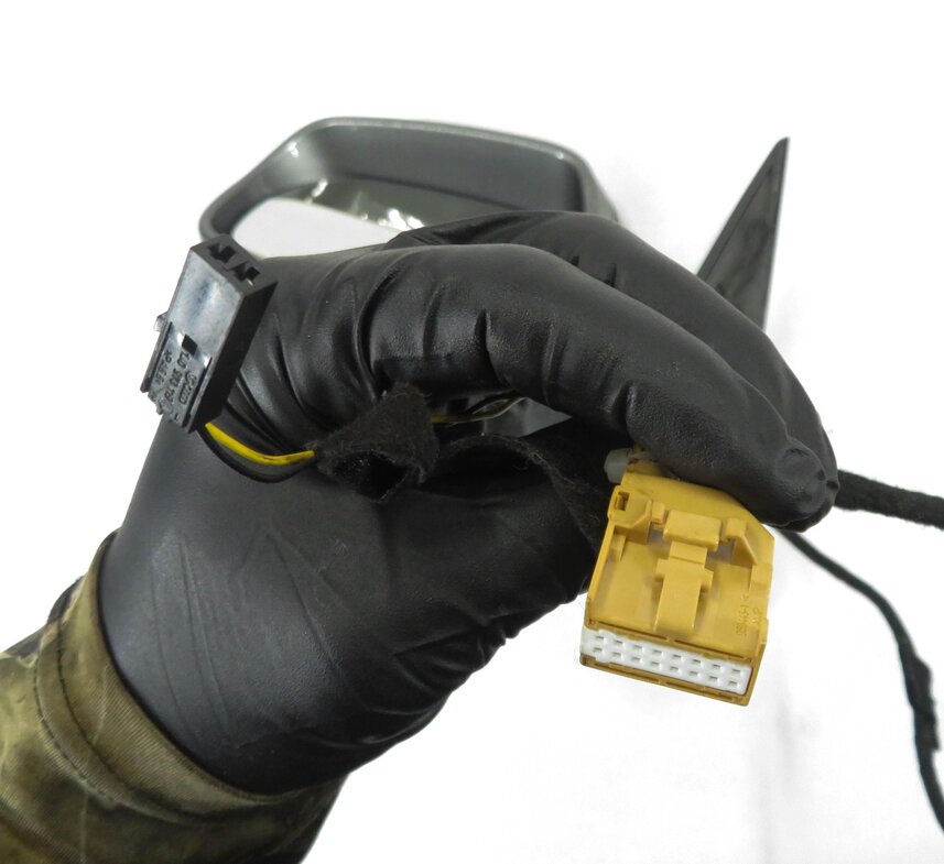Thumbnail 8: 2008-2010 PORSCHE CAYENNE (957) LEFT P-FOLD HEATED AUTODIM MEMORY MIRROR (GRAY)