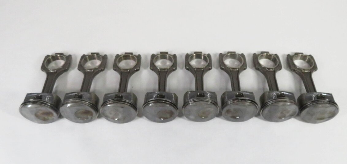 Thumbnail 3: 08-14 PORSCHE CAYENNE PANAMERA (957 958 970 G1) 4.8L *NON TURBO* PISTON SET-8