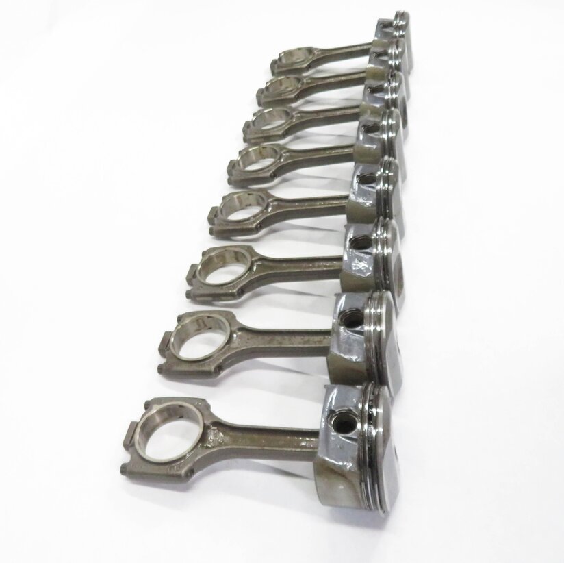 Thumbnail 5: 08-14 PORSCHE CAYENNE PANAMERA (957 958 970 G1) 4.8L *NON TURBO* PISTON SET-8