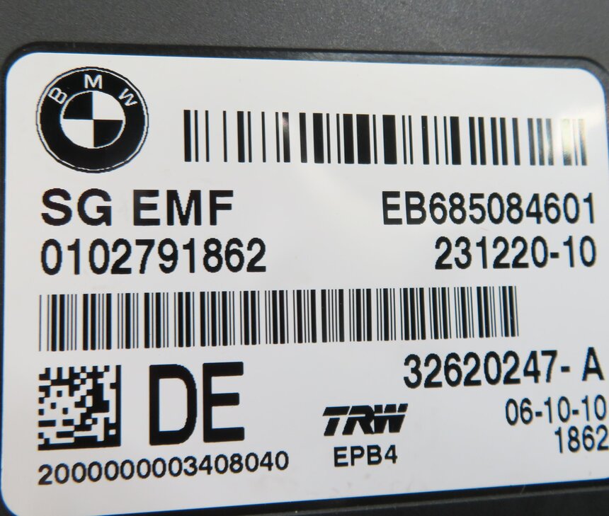 Thumbnail 6: 11-19 BMW 528i 535i 550i 640i 650i M5 M6 X3 X4 - PARKING BRAKE CONTROL MODULE
