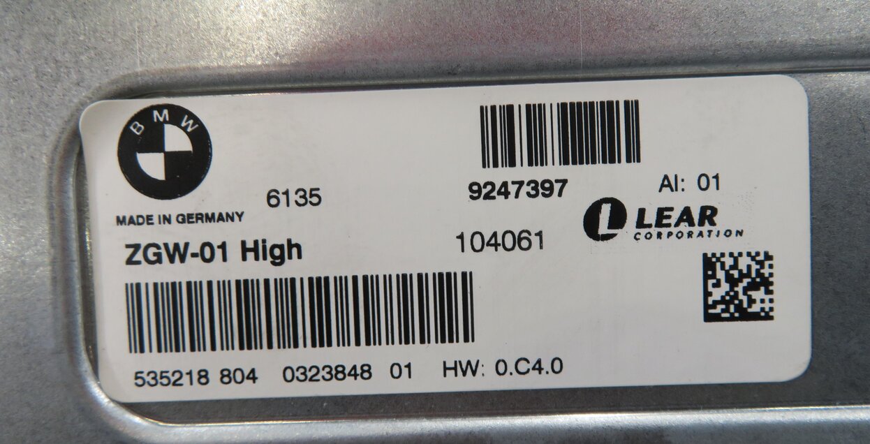 Thumbnail 6: 11-19 BMW 528i 535i 550i 640i 650i 740i 750i 760i M5 M6 - CENTRAL GATEWAY MODULE