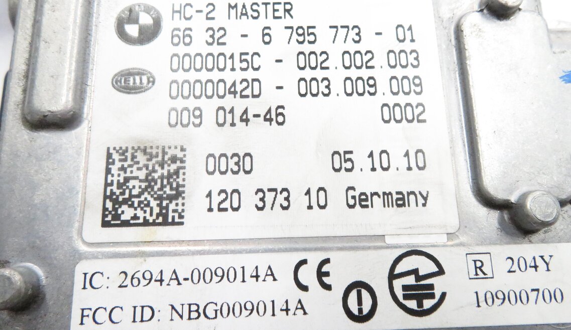 Thumbnail 6: 2011 BMW 550i (F10) RIGHT REAR LANE DEPARTURE BLIND SPOT WARNING MODULE (MASTER)