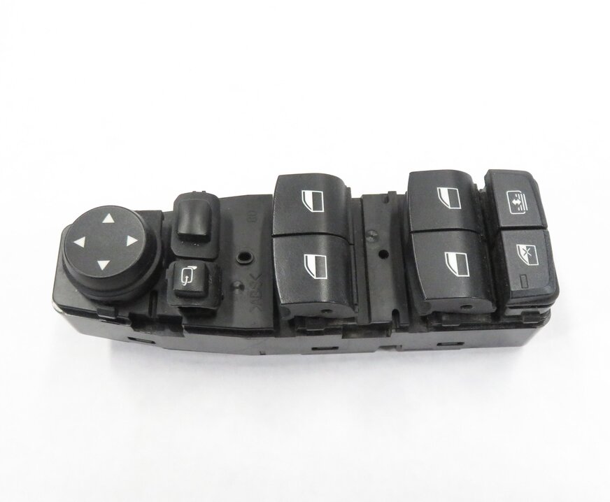 Thumbnail 3: 10-19 BMW 528i 535i 550i 640i M5 M6 LEFT DRIVER P-FOLD WINDOW SWITCH w/ SHADE