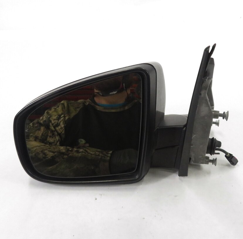 2010-2013 BMW X5 (E70) LEFT P-FOLD MEM AUTODIM CAMERA HEATED DOOR MIRROR (BLACK)