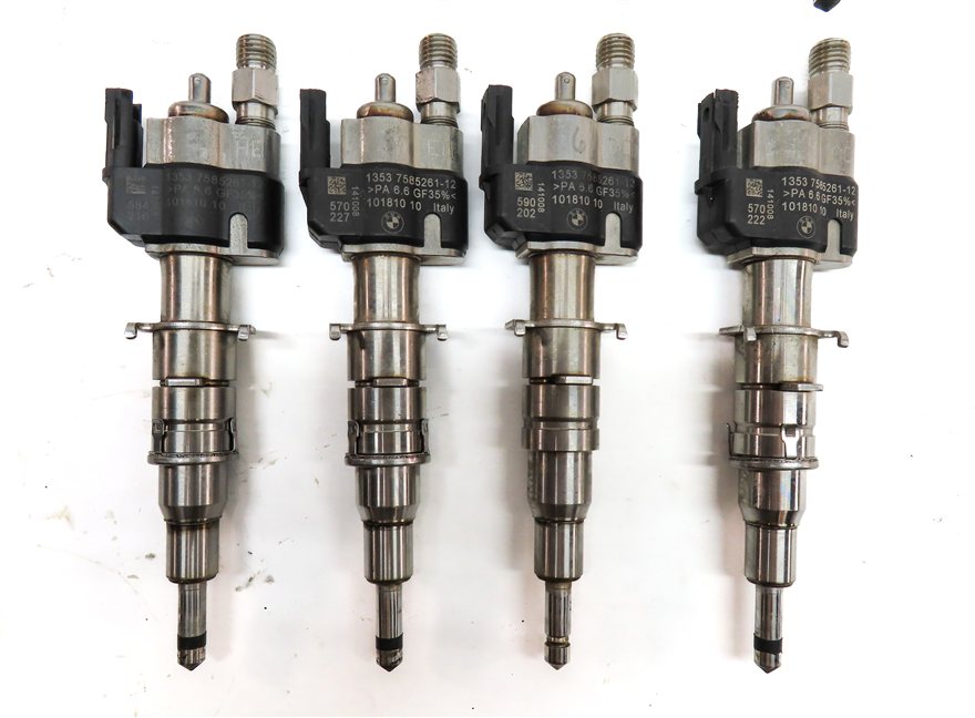 Thumbnail 4: 08-16 BMW 3 5 7 X5 X6 Z4 3.0L N54 4.4L N63 FUEL INJECTOR SET/8 (ALL INDEX 12)
