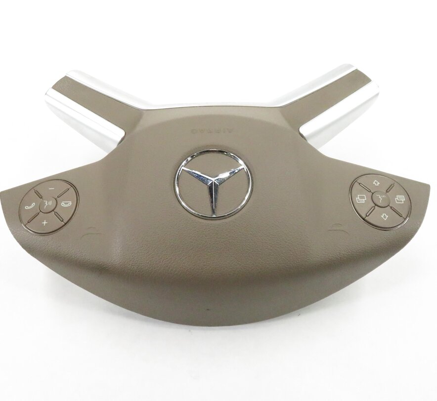 Thumbnail 4: 2009 MERCEDES ML320 (W164) LEFT DRIVER STEERING WHEEL AIRBAG AIR BAG (BROWN)
