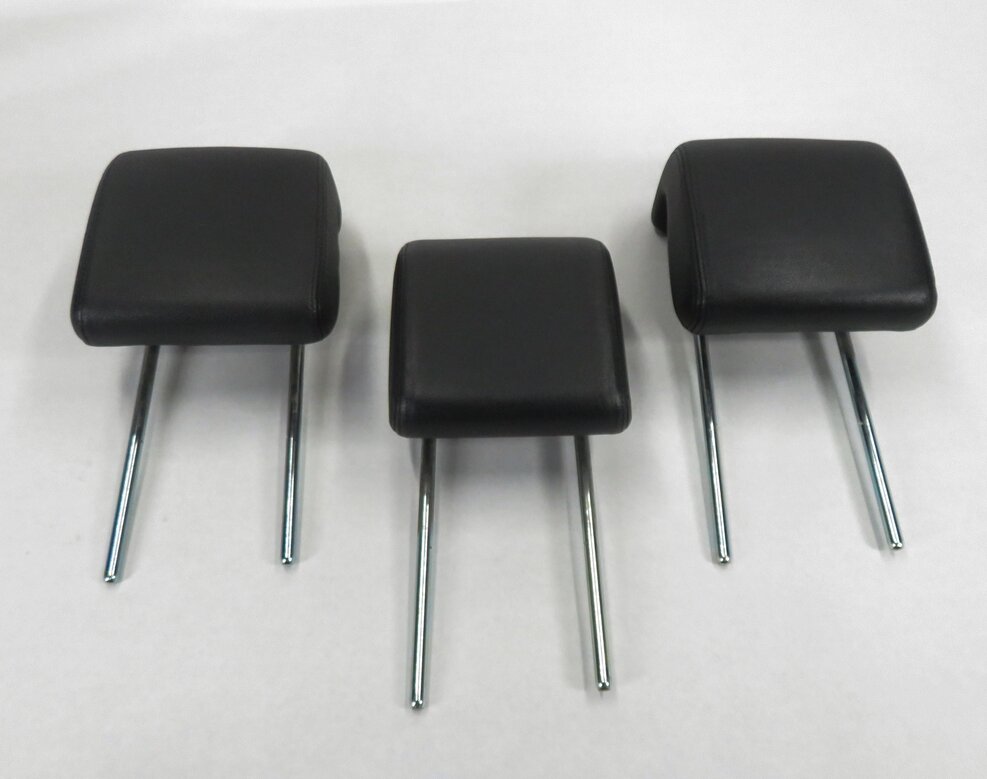 Thumbnail 2: 2006 RANGE ROVER SPORT (L320) REAR - BLACK EBONY LEATHER HEADREST SET-3