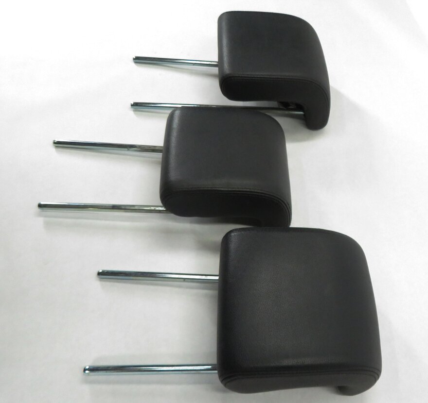 Thumbnail 3: 2006 RANGE ROVER SPORT (L320) REAR - BLACK EBONY LEATHER HEADREST SET-3