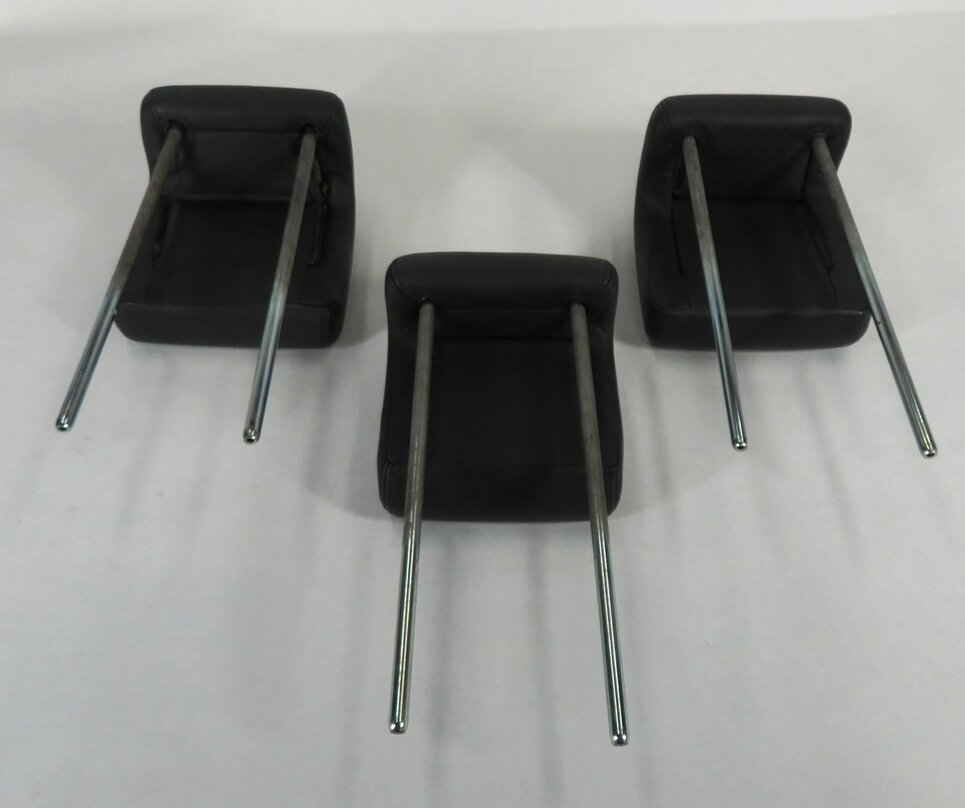 Thumbnail 5: 2006 RANGE ROVER SPORT (L320) REAR - BLACK EBONY LEATHER HEADREST SET-3