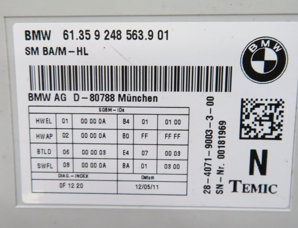Thumbnail 6: 2012-2019 BMW 328i 335i 535i 550i 750i M5 M6 X3 X4 LEFT FRONT DRIVER SEAT MODULE
