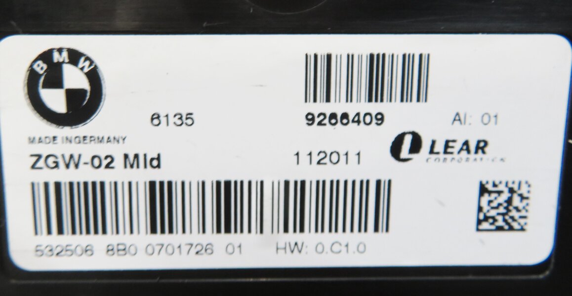 Thumbnail 6: 11-19 BMW 528i 535i 550i 640i 650i 740i 750i 760i M5 M6 - CENTRAL GATEWAY MODULE