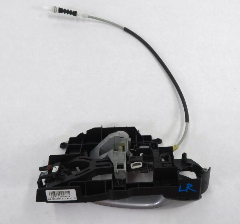 Thumbnail 5: 2011-2016 BMW 528i 535i 550i M5 (F10) LEFT REAR DOOR HANDLE w/ LIGHT (SILVER)