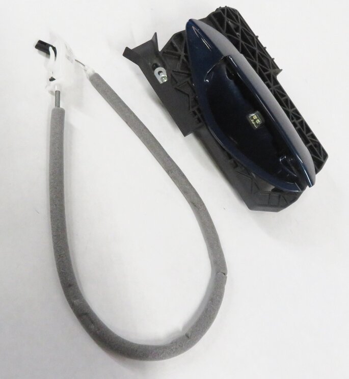 2009-2016 BMW Z4 (E89) RIGHT FRONT PASSENGER DOOR HANDLE (DEEP SEA BLUE A76)